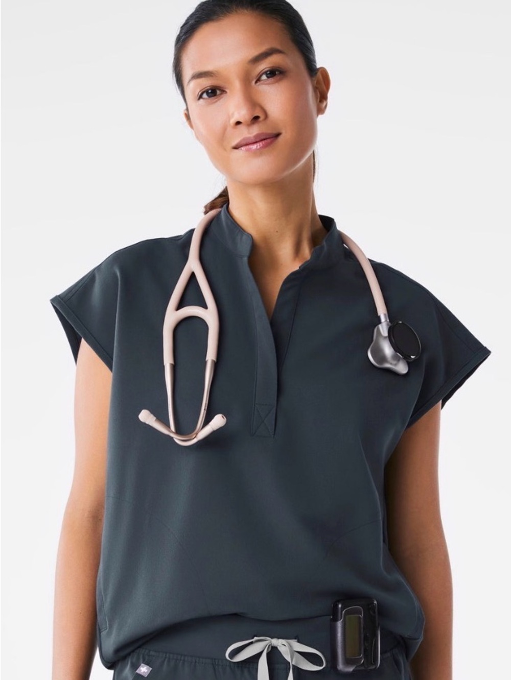 Figs Dark Harbor Rafaela Scrub Top
